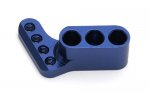 CAMBER LINK MOUNT, BLUE ALUMIN UM. LEFT FRONT OR RIGHT REAR (image for) CAMBER LINK MOUNT, BLUE ALUMIN UM. LEFT FRONT OR RIGHT REAR