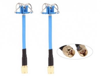 (image for) 5.8GHz FPV 4-Leaf Clover SMA-J Connector AV Transmission Antenna