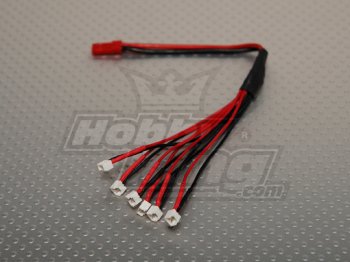 (image for) 2 Pin 6 x Pico Plug Charging Set Eflite compatible