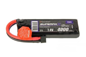 (image for) LiPo 2S 4000mAh 7.4V 35C HCT