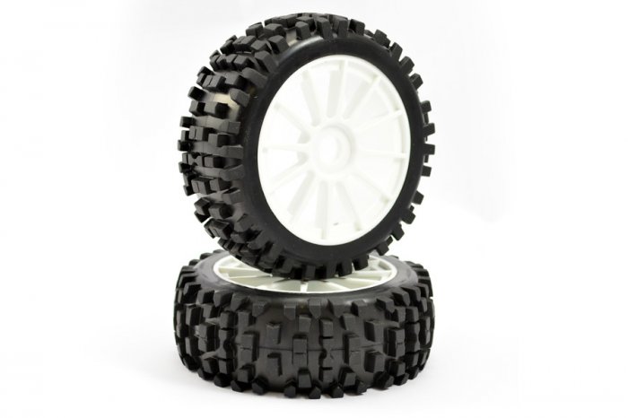 (image for) Λάστιχα για τηλεκατευθυνόμενα 1/8 Buggy - ζανταρισμένα - Fastrax