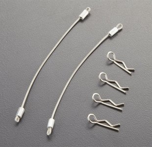 (image for) BODY ROPE W/CLIP SET (METAL) 120MM