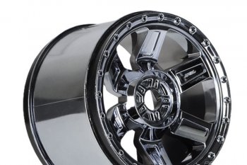 (image for) Proline Desperado 3.8" (Traxxas Style Bead) Black Chrome 17mm Wh