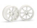 (image for) HPI WORK EMOTION XC8 WHEEL 26mm WHITE (3mm OFFSET)