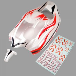 (image for) HOBAO HYPER SS PRINTED BODYSHELL - WHITE