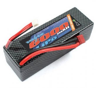 (image for) Voltz 6000mAh Hard Case 11.1v 3s 30c Lipo Stick Pack