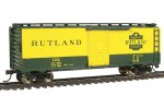 Bachmann 17029 HO Scale Ruthland 40' Boxcar #105 - Used (image for) Bachmann 17029 HO Scale Ruthland 40' Boxcar #105 - Used