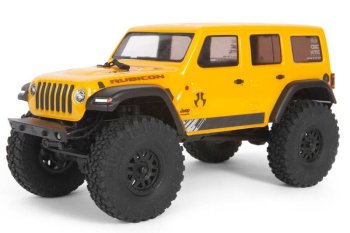 (image for) 1/24 SCX24 2019 Jeep Wrangler JLU CRC 4WD Rock Crawler RTR Yel.