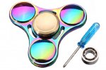 Colorful Fidget Hand Spinner Gadget Tri-Spinner Finger Focus Red (image for) Colorful Fidget Hand Spinner Gadget Tri-Spinner Finger Focus Red