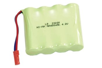 (image for) HUINA CY1331 BATTERY 4CELL 400MAH 4.8V NI-MH RED JST PLUG