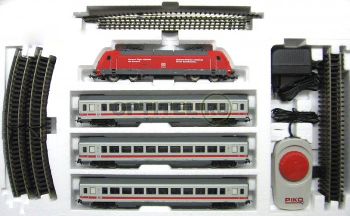 (image for) PIKO HO 59100 Start Set BR 101 + 3 IC Wagen NEU