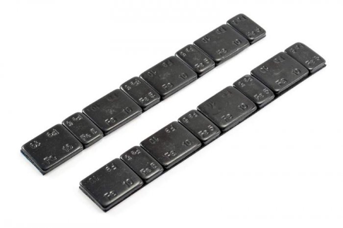 (image for) CENTRO BLACK CHASSIS WEIGHTS W/ADHESIVE 5G/10G X 2 STRIPS