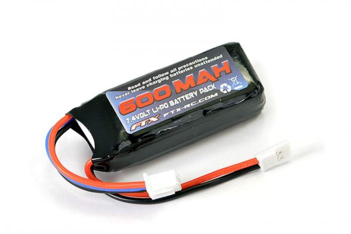 (image for) FTX OUTBACK MINI X 2.0 7.4V 600MAH 2S LIPO BATTERY
