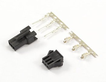 (image for) ETRONIX MALE/FEMALE SM2.5 3P BALANCE CONNECTOR (FTX COMET)