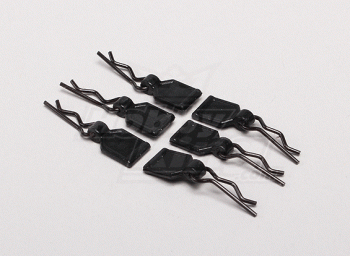 (image for) Rubber Body Clips Tabs for 1/10, 1/12 & Small RC Cars (6pcs/bag)