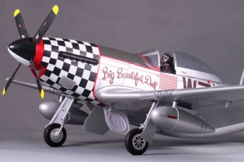 (image for) FMS P51D Mustang 1400 Series RTF Electric RC Warbird w/o TX/RX/B