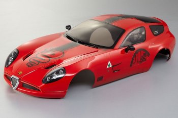 (image for) KILLERBODY ALFA ROMEO TZ3 CORSA 190MM FINISHED BODY RED