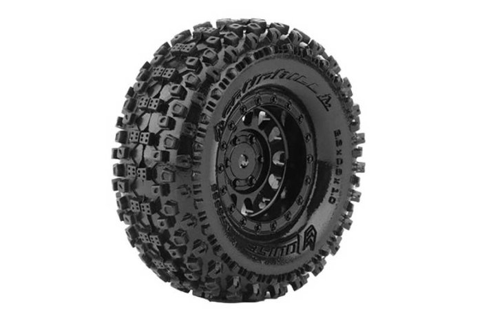 (image for) LOUISE RC CR UPHILL 1/18,1/24 FR/RR 1.0" CRAWLER TYRE/WHEELS