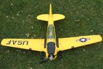 (image for) FMS Mini AT6 Texan 800 Series RTF Electric RC Warbird with 2.4gh