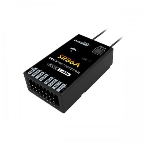 (image for) DYNAM DETRUM SR86A 8CH 2.4G RECEIVER W/ISTONE STABILZER (W/ABS)
