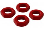 (image for) Arrma Aluminum Wheel Nut, 17mm Red (4)