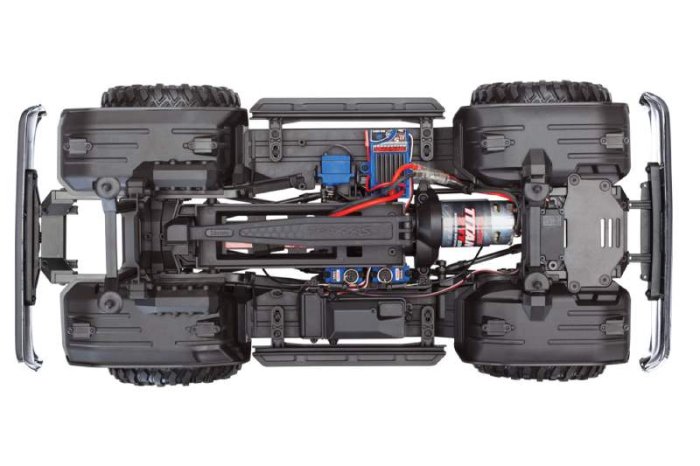 Traxxas TRX-4 Chevy K5 Blazer Crawler XL-5 (no batty/chg), RED - Click Image to Close