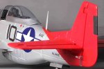 (image for) FMS P51 Mustang V8 1400 Series ARTF Electric Warbird - Red Tail