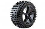 FASTRAX 1:8 TRUGGY ROCK MTD ON 5-SPOKE BLACK 0 OFFSET(PR) (image for) FASTRAX 1:8 TRUGGY ROCK MTD ON 5-SPOKE BLACK 0 OFFSET(PR)