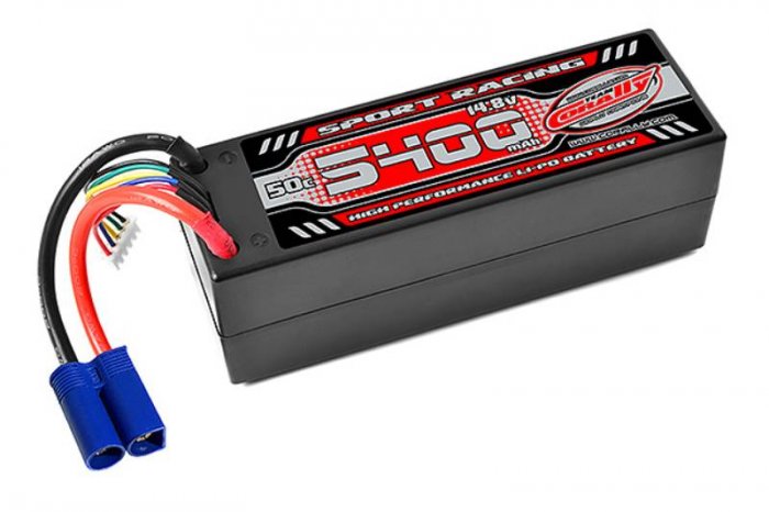 (image for) CORALLY POWER RACING 50C LIPO BATTERY 5400MAH 14.8V EC5 4S