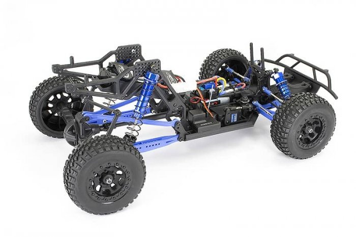 FTX ZORRO 1/10 TROPHY TRUCK EP BRUSHED 4WD RTR - BLUE - Click Image to Close