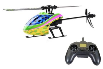 (image for) Τηλεκατευθυνόμενα Ελικόπτερα KOOTAI F03 4CH Single Blade Flybarless RC Helicopter Yellow/Green
