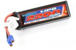 (image for) VOLTZ 2200MAH 11.1V 30C LIPO BATTERY W/EC3