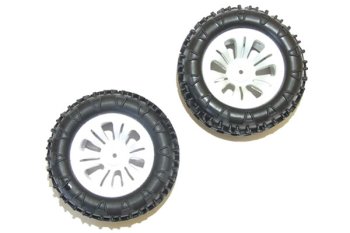 (image for) FTX CARNAGE MOUNTED WHEEL/TYRE COMPLETE PAIR - WHITE
