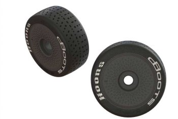 (image for) 1/7 dBoots Hoons Front 100 Pre-Mounted Belted Tires, 17mm Hex(2)