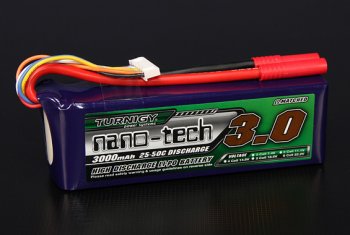(image for) Turnigy nano-tech 3000mah 6S 25~50C Lipo Pack