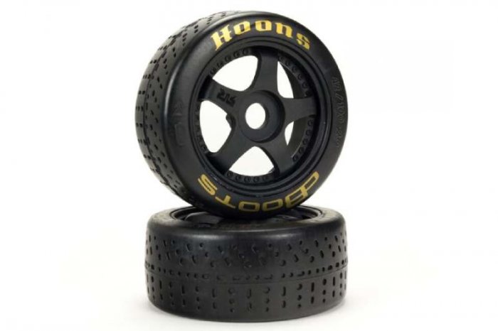 (image for) Arrma 1/7 dBoots Hoons Front 100 Gold Pre-Mounted Belted Tires