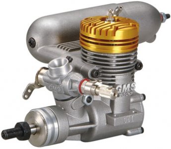 (image for) GMS .32 Remote Needle Valve ABC BB Engine w/Muffler Κινητήρας