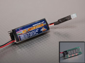 (image for) Hobby King Voltage & Temperature Monitor 2-6S (0-150C)