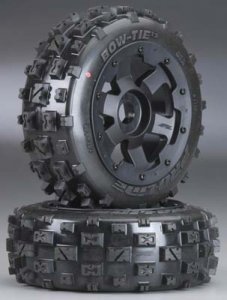 (image for) Proline Bow-Tie' (XTR) Off-Road Front Tyres (2) Pre-mounted on B