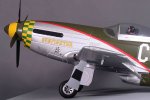 (image for) FMS P51 Mustang V8 1400 Series ARTF Electric Warbird - Gun Fight