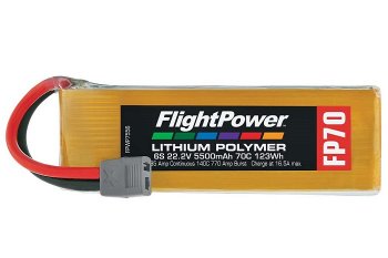 (image for) 6S LIPO BATTERY FP70 22,2 V, 5500mAh