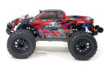 (image for) FTX RAMRAIDER 1/10 BRUSHLESS RC MONSTER TRUCK RTR - RED/BLUE