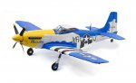 (image for) P-51D Mustang 350 - Τηλεκατευθυνόμενο ηλεκτρικό αεροπλάνο (Έτοιμ