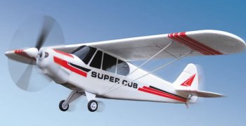 (image for) Dynam RC Super Cub Piper PA-18 4CH Brushless RC Plane - 2.4GHz