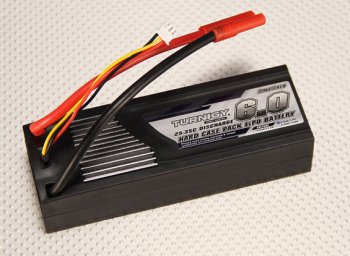 (image for) Turnigy 6000mAh 2S2P 7.4v 25C hardcase pack