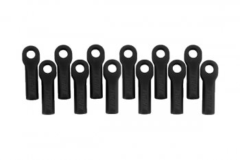 (image for) RPM TRAXXAS LONG ROD ENDS - BLACK (12) Replaces TRX #5525