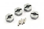 FTX MAULER ALUMINIUM WHEEL HEX W/PINS (PCS) (image for) FTX MAULER ALUMINIUM WHEEL HEX W/PINS (PCS)