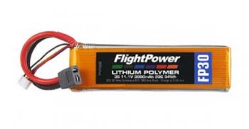(image for) LiPo Battery 3S FP30 11,1 V, 3000mAh