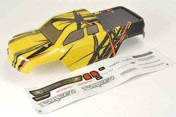 (image for) FTX TRACER TRUCK BODY & DECAL - YELLOW OPTION
