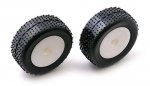 RC18B WHEEL/TYRE/INSERT MOUNTED NARROW DISH WHITE (image for) RC18B WHEEL/TYRE/INSERT MOUNTED NARROW DISH WHITE